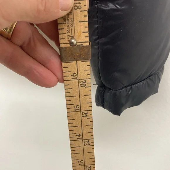 Black Puffer Jacket LA Coalition Coat Size M NWT Silver Hardware - Picture 8 of 8